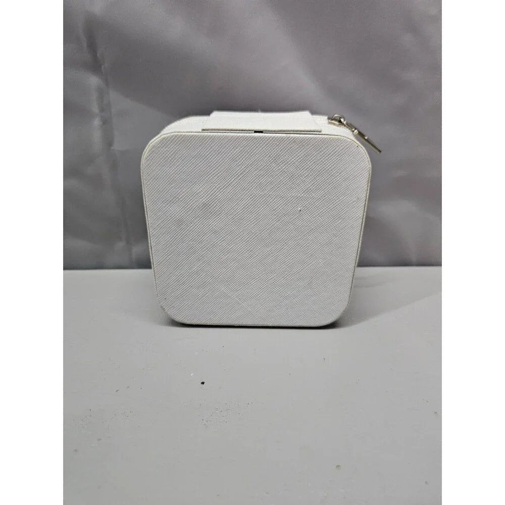 Swiftie Travel Jewelry Box White Ring Earring Organizer Storage Case